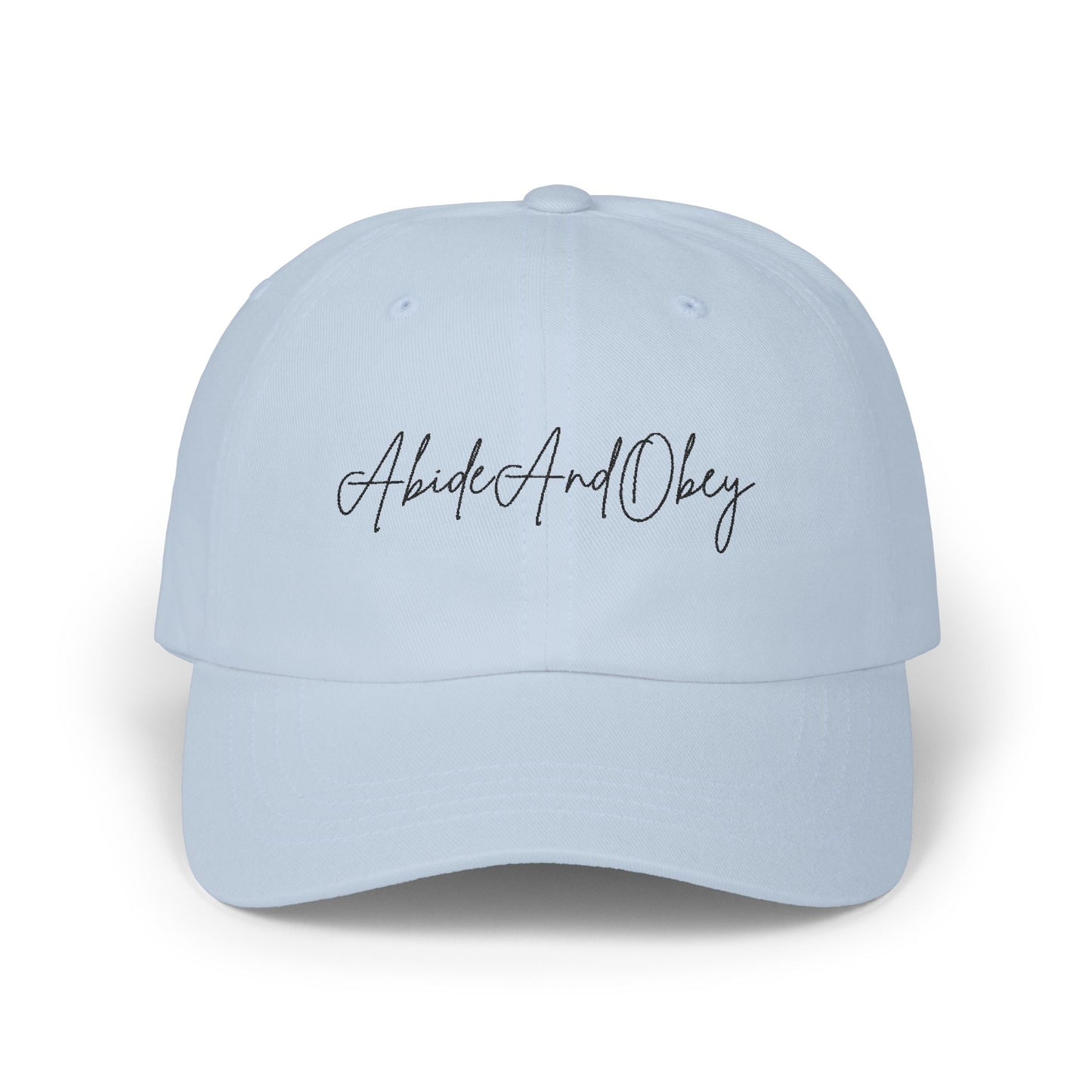 Abide and Obey Dad Cap